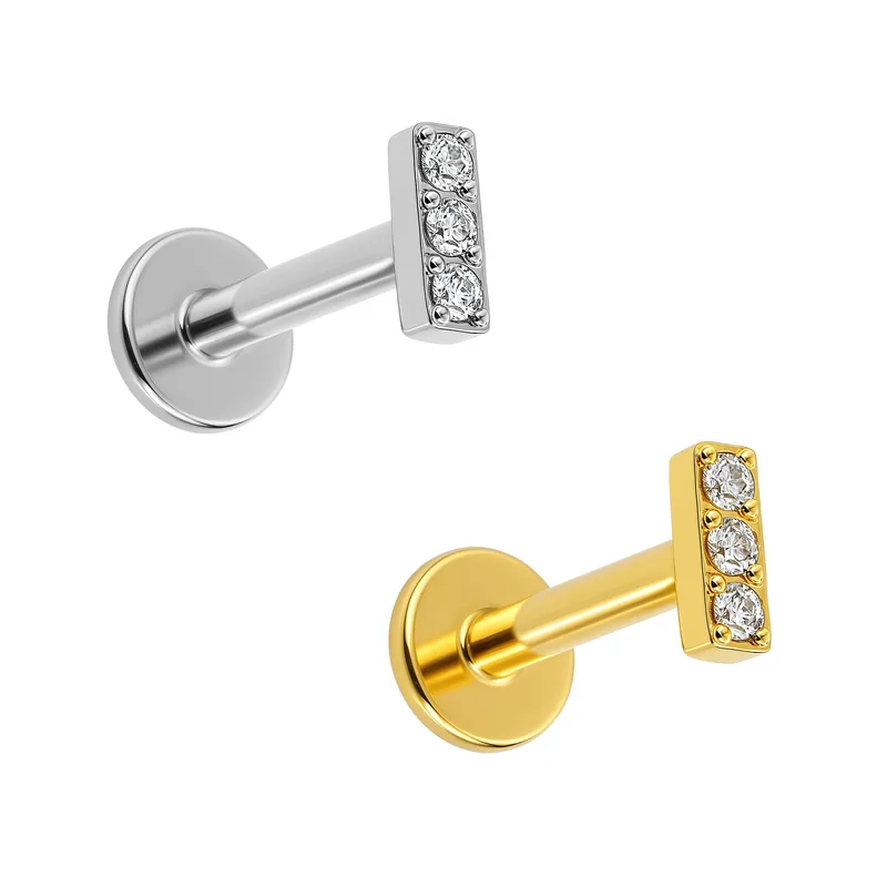 Peça Labret Barrinha com Zircônia