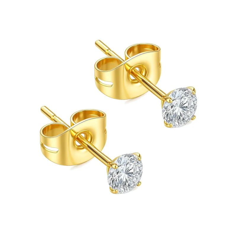 Peça Brinco Zircônia 4 Garras